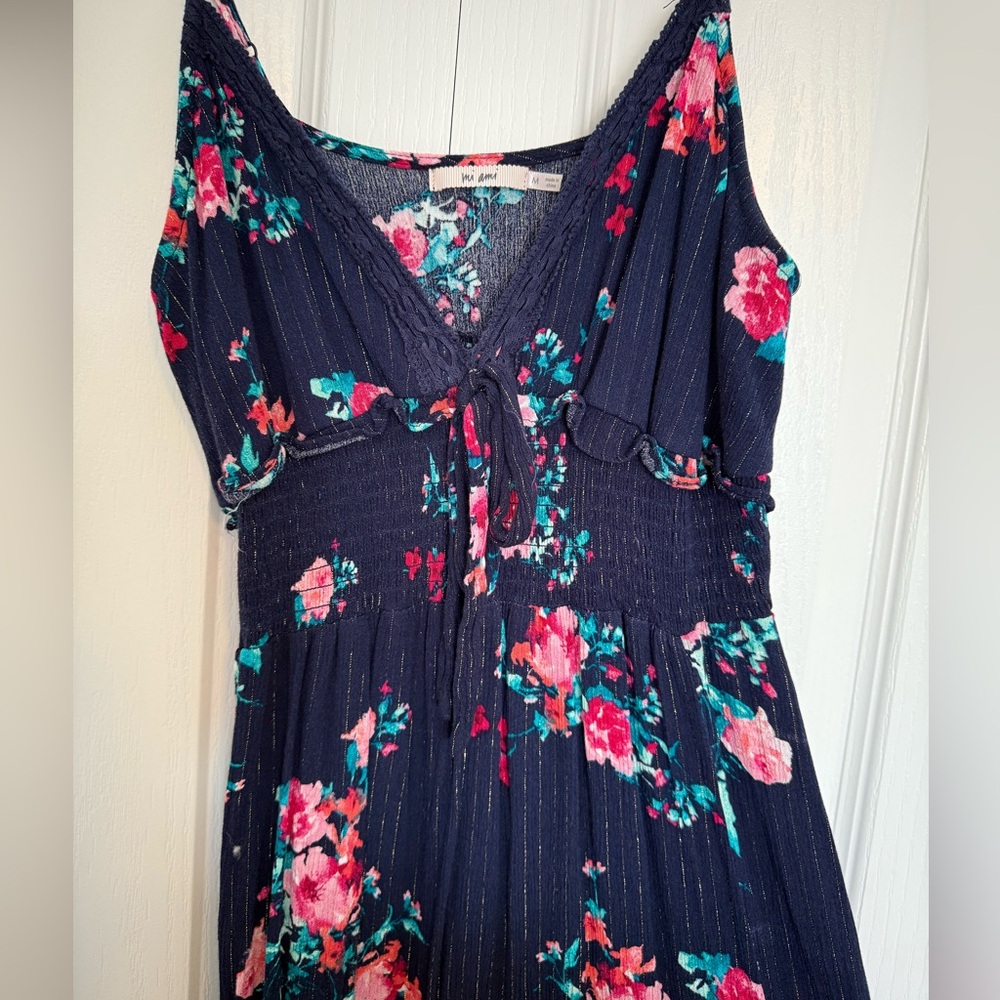 Navy & Floral Maxi 💕